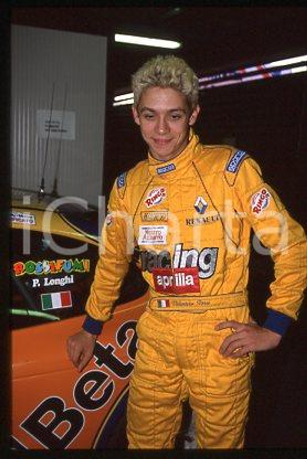 Valentino ROSSI - RALLY DI MONZA Pilota auto e moto 1997 * 35 mm vintage slide 3