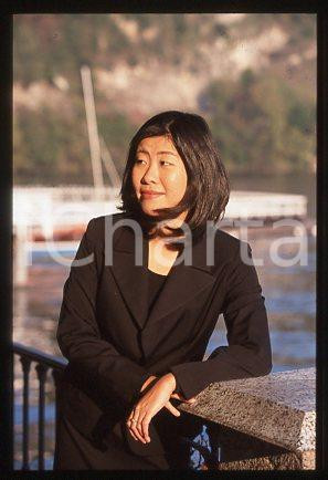 Banana YOSHIMOTO -LAGO DI COMO Scrittrice Ritratto 1993ca *35mm vintage slide 11