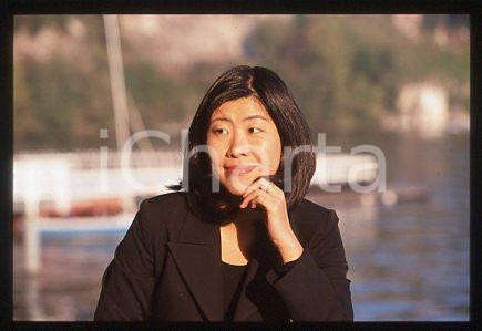 Banana YOSHIMOTO -LAGO DI COMO Scrittrice Ritratto 1993ca *35mm vintage slide 16