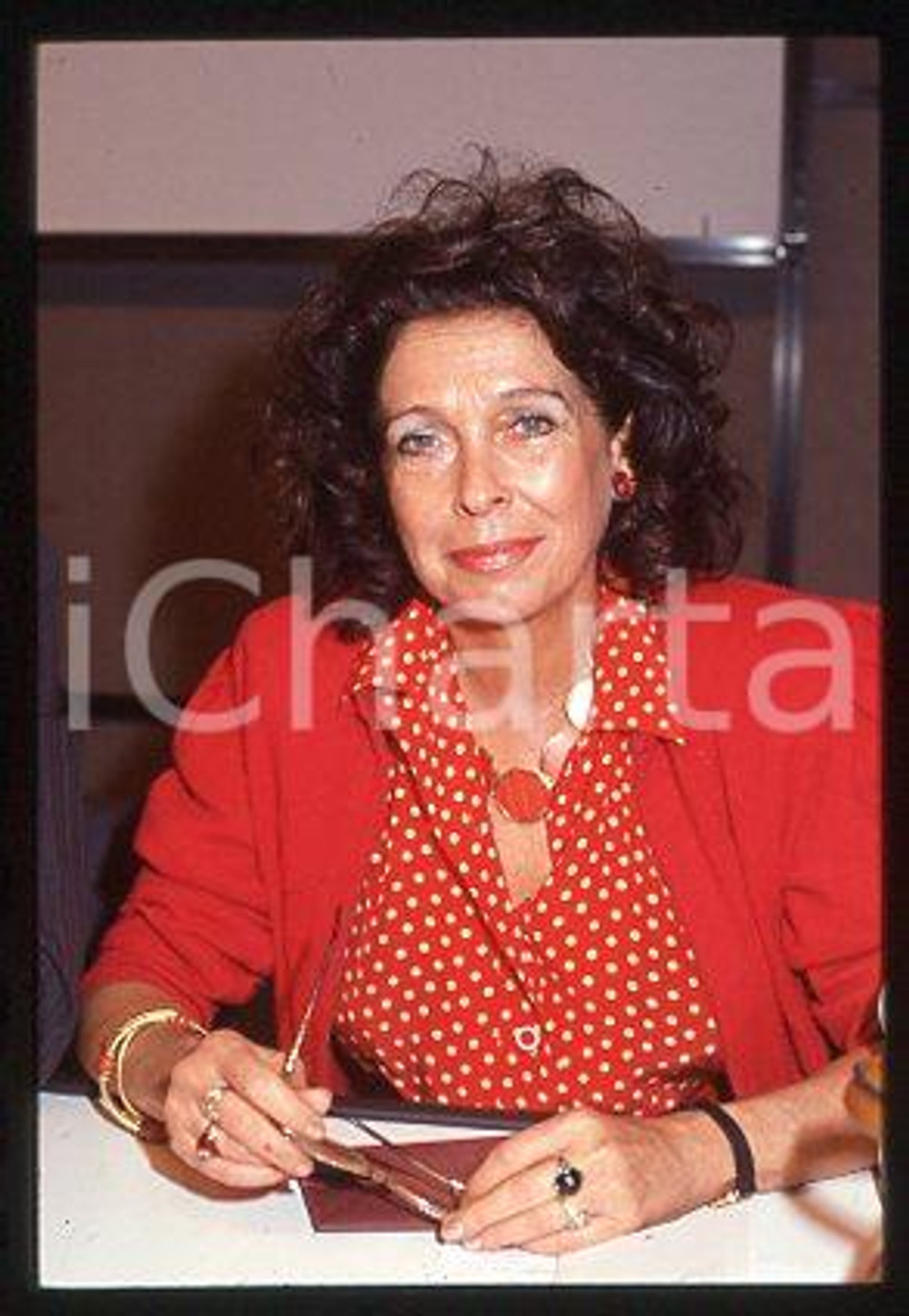 Magda OLIVETTI - ITALIA Traduttrice e germanista 1992 ca * 35 mm vintage slide 1