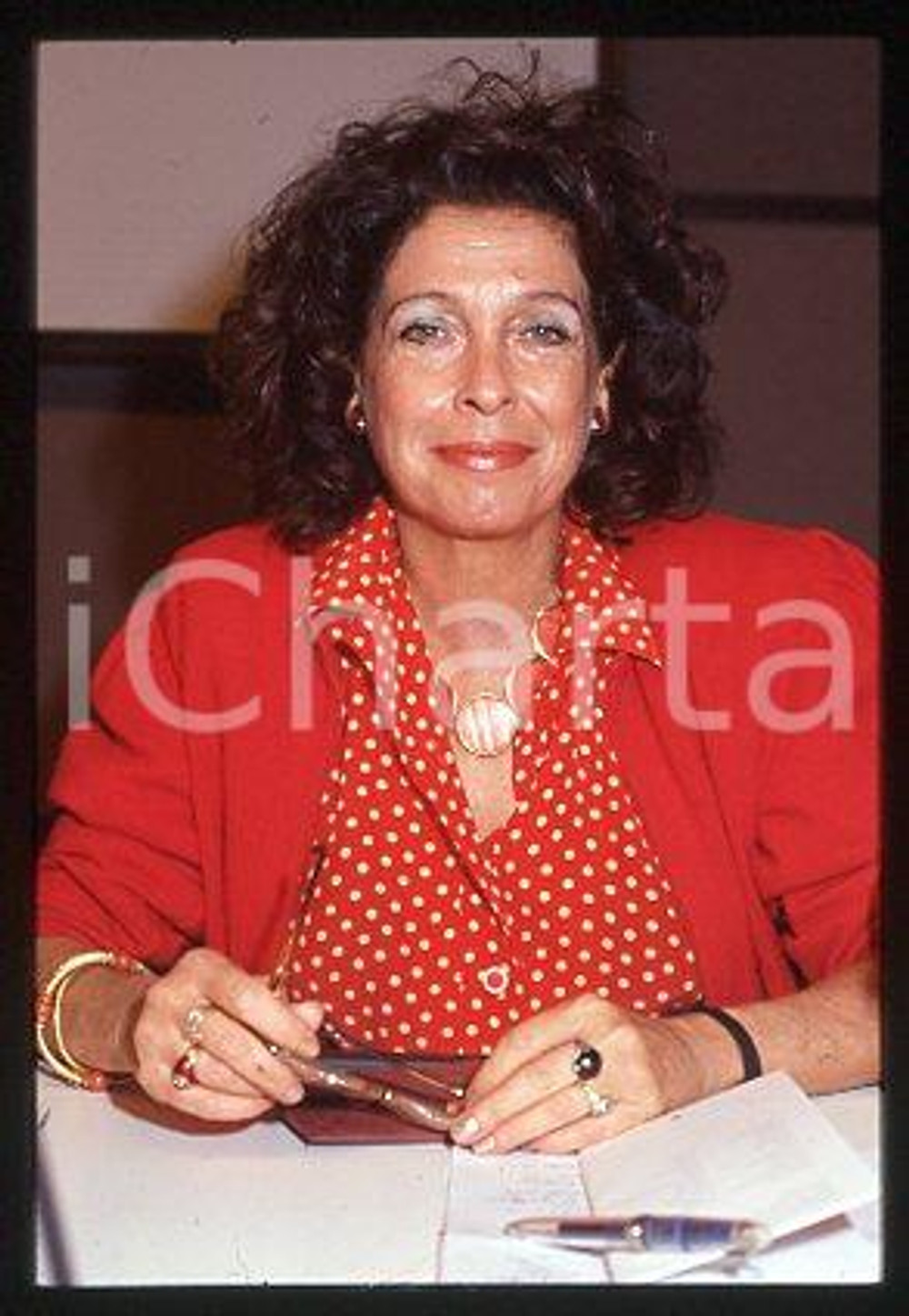Magda OLIVETTI - ITALIA Traduttrice e germanista 1992 ca * 35 mm vintage slide 6
