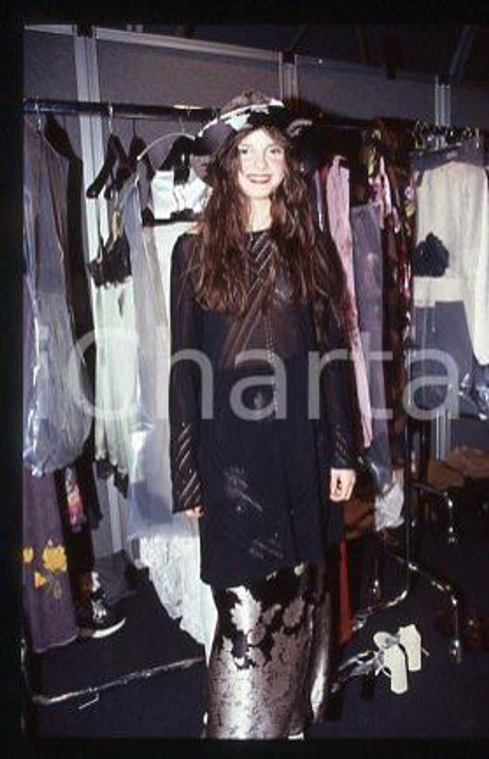 Jeísa CHIMINAZZO - FASHION MARIELLA BURANI ITALY 1998 * 35 mm vintage slide 7