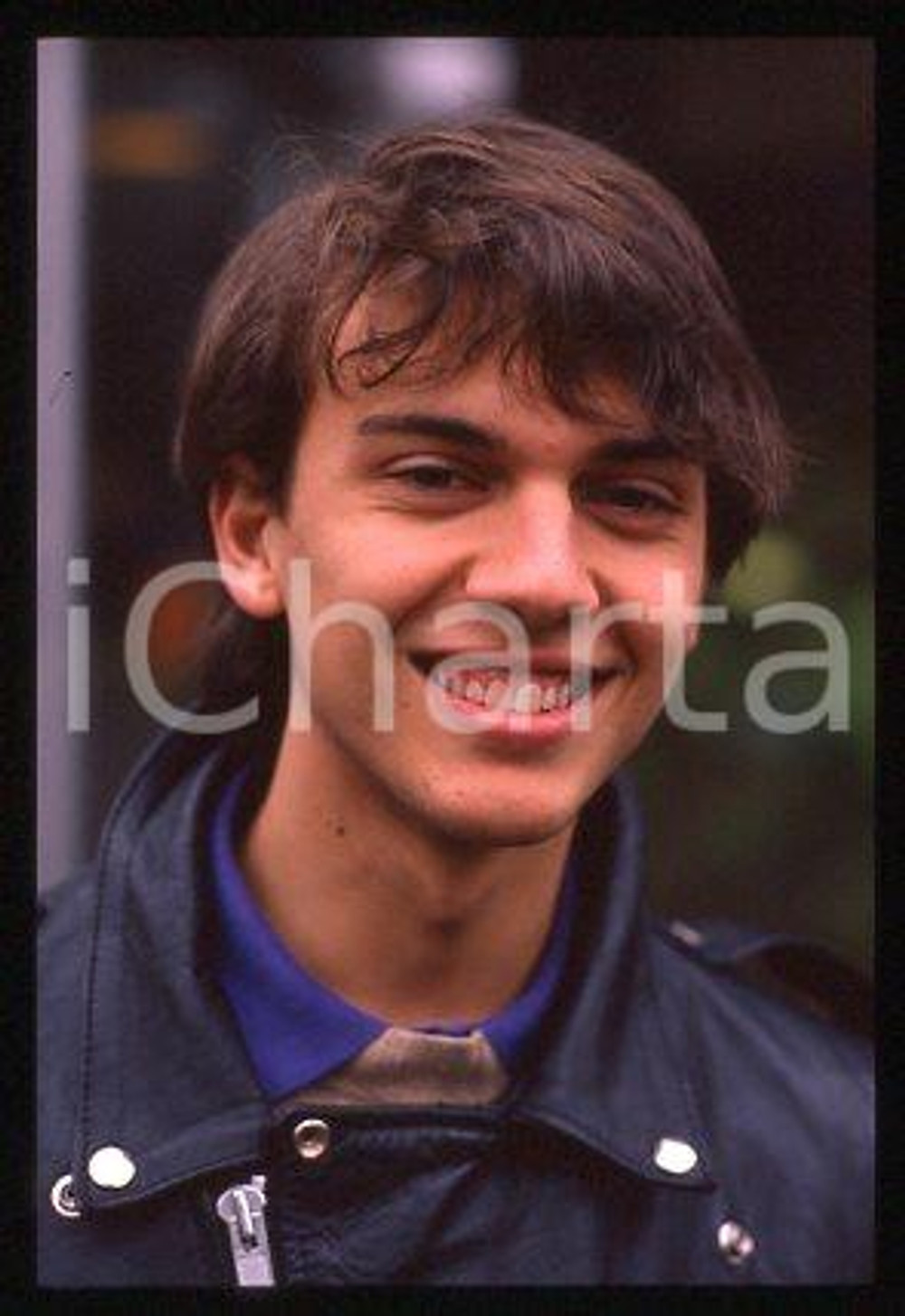 Giacomo CELENTANO - ITALIA Ritratto del cantante 1990 ca * 35mm vintage slide 21