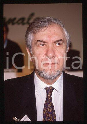 Enzo TRANTINO - MSI Ritratto del politico 1990 ca * 35 mm vintage slide 4