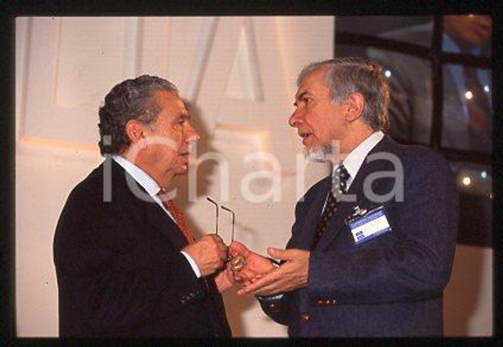 Enzo TRANTINO - MSI Congresso Ritratto dei politici 1995 * 35mm vintage slide 11