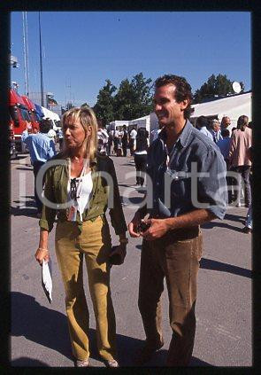 Claudia PERONI Alessandro BENETTON - ITALIA 1997 ca * 35 mm vintage slide 1