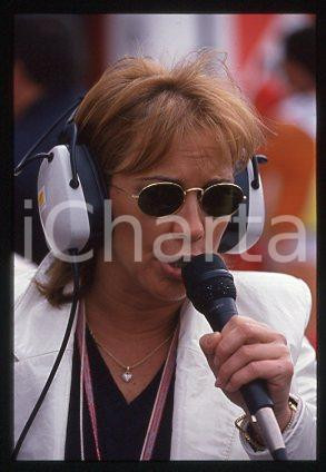 Claudia PERONI -ITALIA Giornalista, conduttrice TV 1995 ca *35mm vintage slide 2