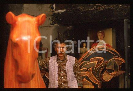 Angelo BARCELLA - ARTE ITALIA Scultore dei cavalli 1990 ca *35mm vintage slide 4