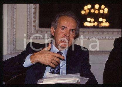 Guglielmo FERRO -BANCO AMBROSIANO VENETO Economista 1990ca *35mm vintage slide 2