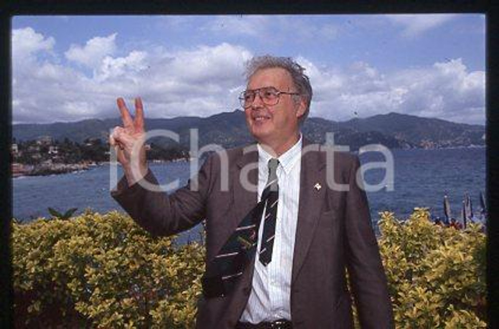 Bruno RAVERA - ITALIA Lega Nord Liguria fondatore 1990 ca *35mm vintage slide 25