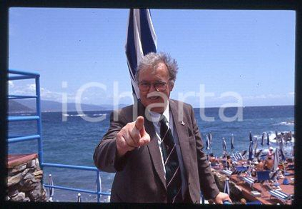 Bruno RAVERA - ITALIA Lega Nord Liguria fondatore 1990 ca *35mm vintage slide 26