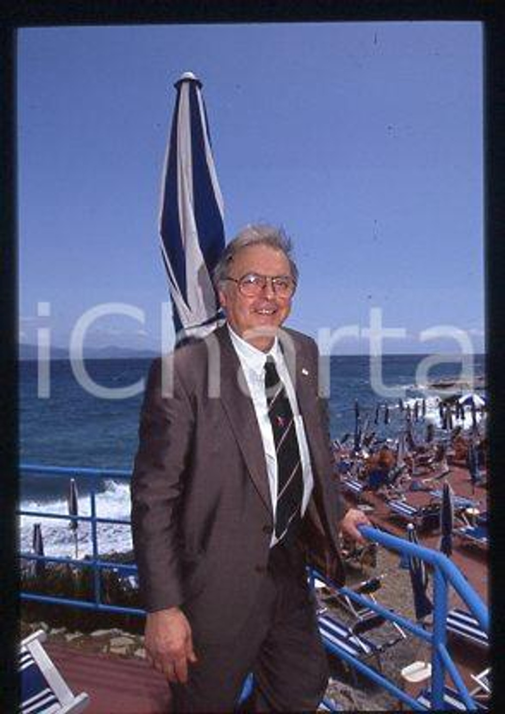 Bruno RAVERA - ITALIA Lega Nord Liguria fondatore 1990 ca *35mm vintage slide 28