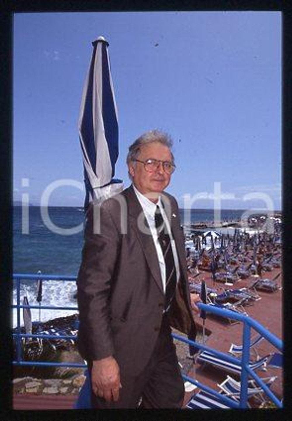 Bruno RAVERA - ITALIA Lega Nord Liguria fondatore 1990 ca *35mm vintage slide 29