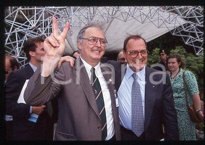 Bruno RAVERA Marco FORMENTINI - LEGA NORD 1990 ca * 35 mm vintage slide 36