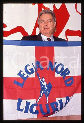 Bruno RAVERA - ITALIA Lega Nord Liguria fondatore 1990 ca *35mm vintage slide 13