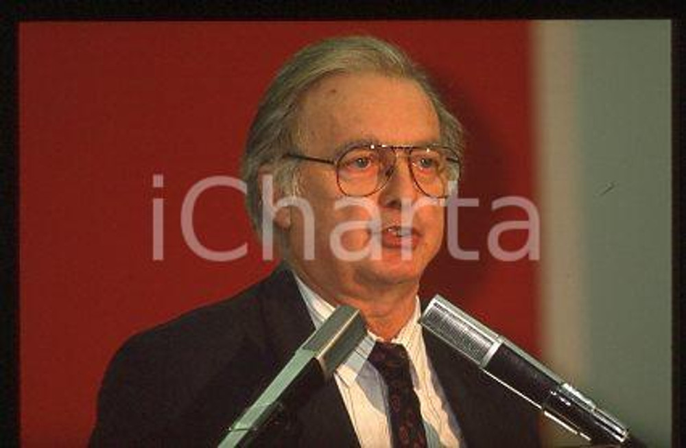 Bruno RAVERA - ITALIA Lega Nord Liguria fondatore 1990 ca *35mm vintage slide 40