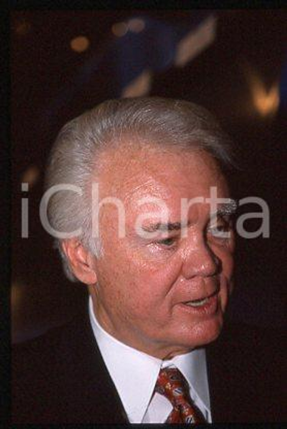 Bill YOUNG - RIMINI Politician at the meeting 1998 ca * 35 mm vintage slide 2