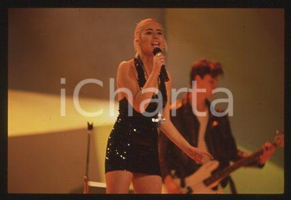 TRANSVISION VAMP - MUSIC English band Wendy JAMES 1989 * 35 mm vintage slide 4