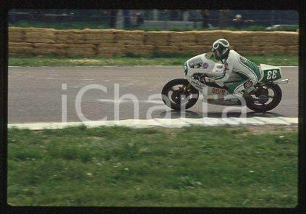 Johnny CECOTTO - FORMULA ONE Motorcycle racer 1980 ca * 35 mm vintage slide 4