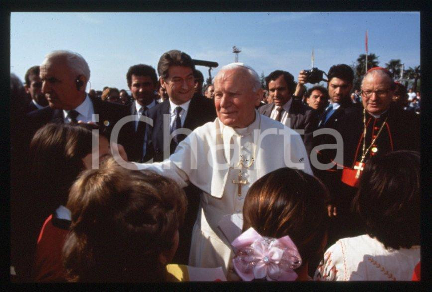 POPE JOHN PAUL II - ALBANIA Apostolic Journey 1993 * 35 mm vintage slide 76