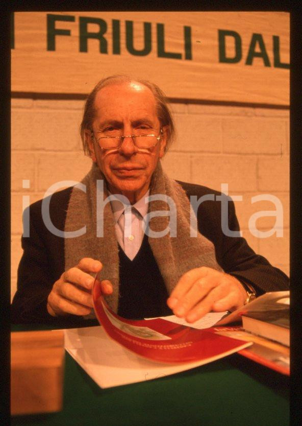 Padre David Maria TUROLDO - ITALIA Ritratto 1990 ca * 35mm vintage slide 27