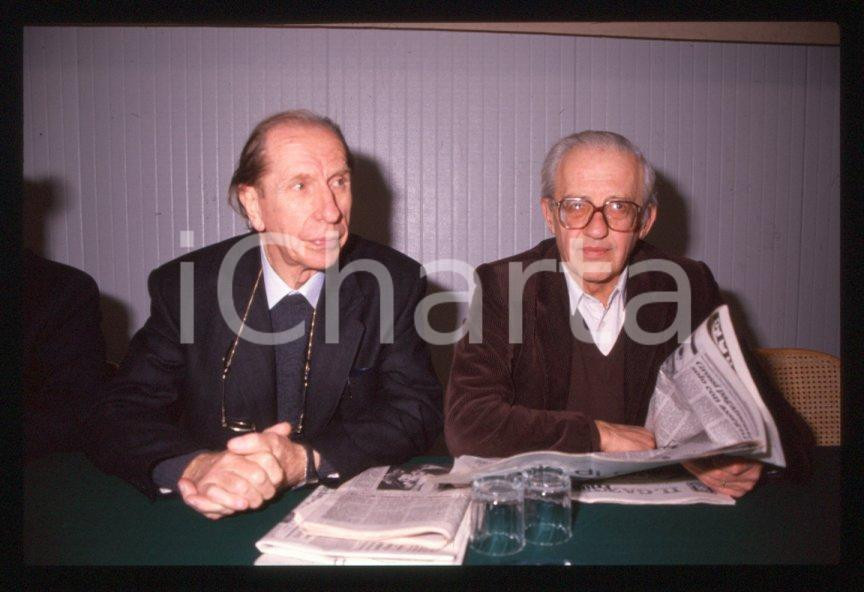 David Maria TUROLDO e Morando MORANDINI - PERCOTO  1990 * 35 mm vintage slide 1