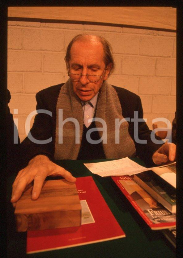 Padre David Maria TUROLDO - ITALIA Ritratto 1990 ca * 35mm vintage slide 28