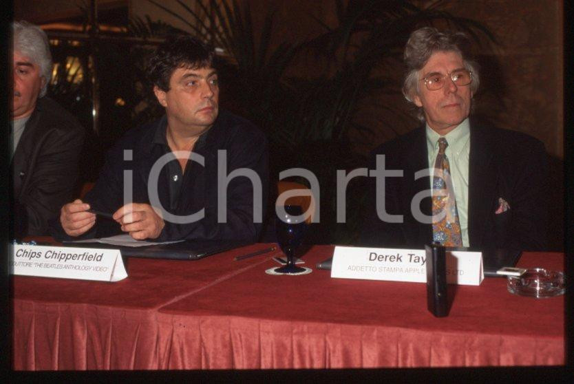 Chips CHIPPERFIELD Derek TAYLOR MILAN Beatles Anthology 1995*35mm vintage slide1