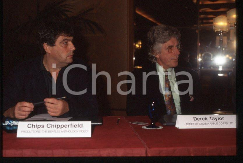 Chips CHIPPERFIELD Derek TAYLOR MILAN Beatles Anthology 1995*35mm vintage slide2