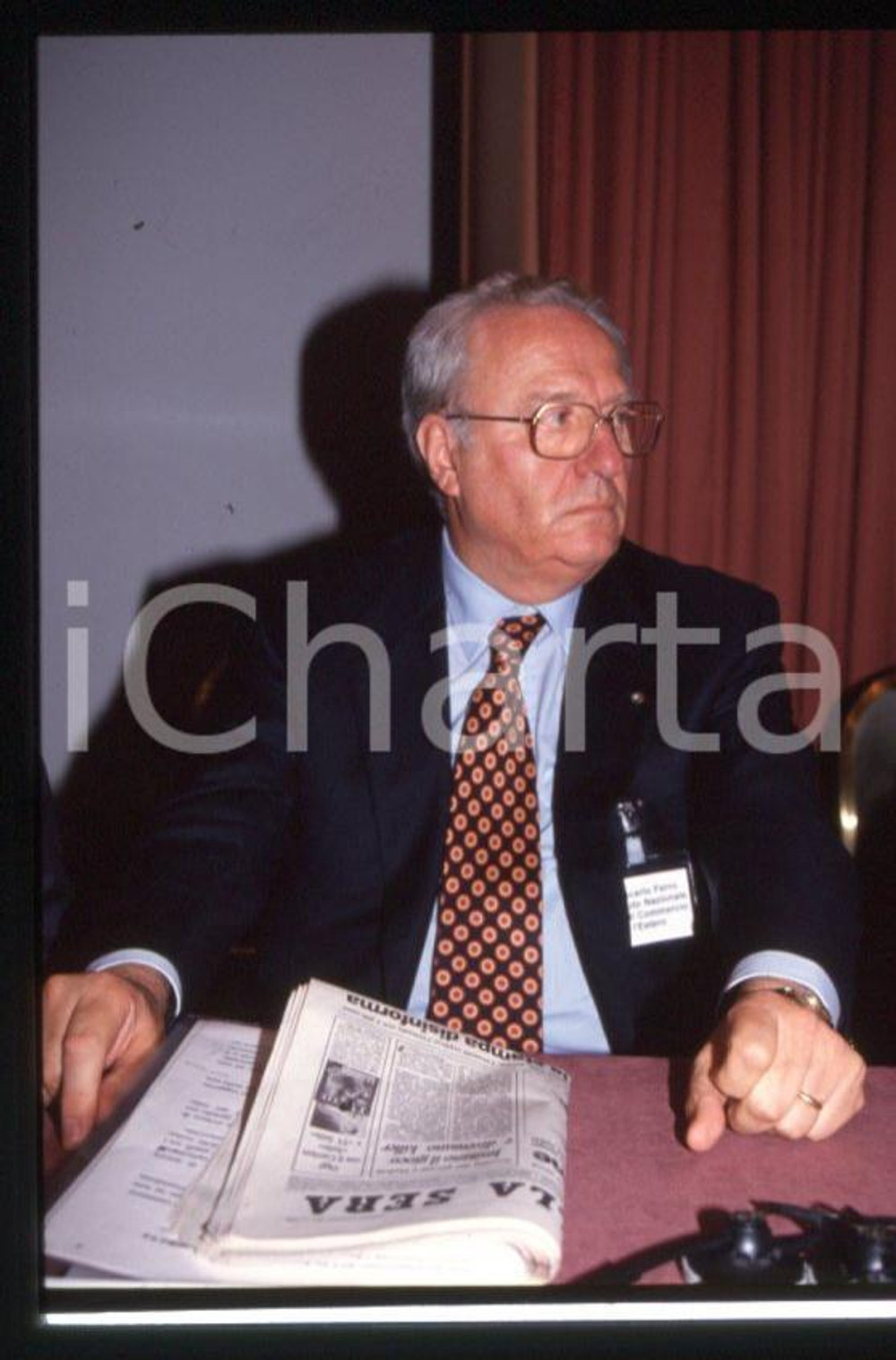 Giancarlo FERRO -ITALIA Ritratto dell'imprenditore 1980 ca *35mm vintage slide 4