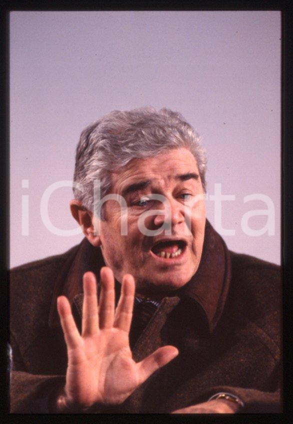 Fotografia d epoca originale Romano MISSERVILLE  ITALIA Ritratto del politico 1994 ca 35mm vintage slide 16 1