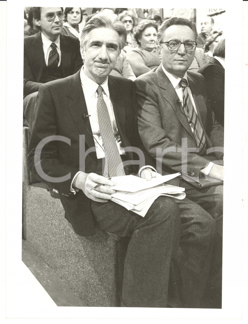 Fotografia d epoca originale 1985 ca Gianni LOCATELLI giornalista de IL SOLE 24 ORE  Foto 18x24 cm 1