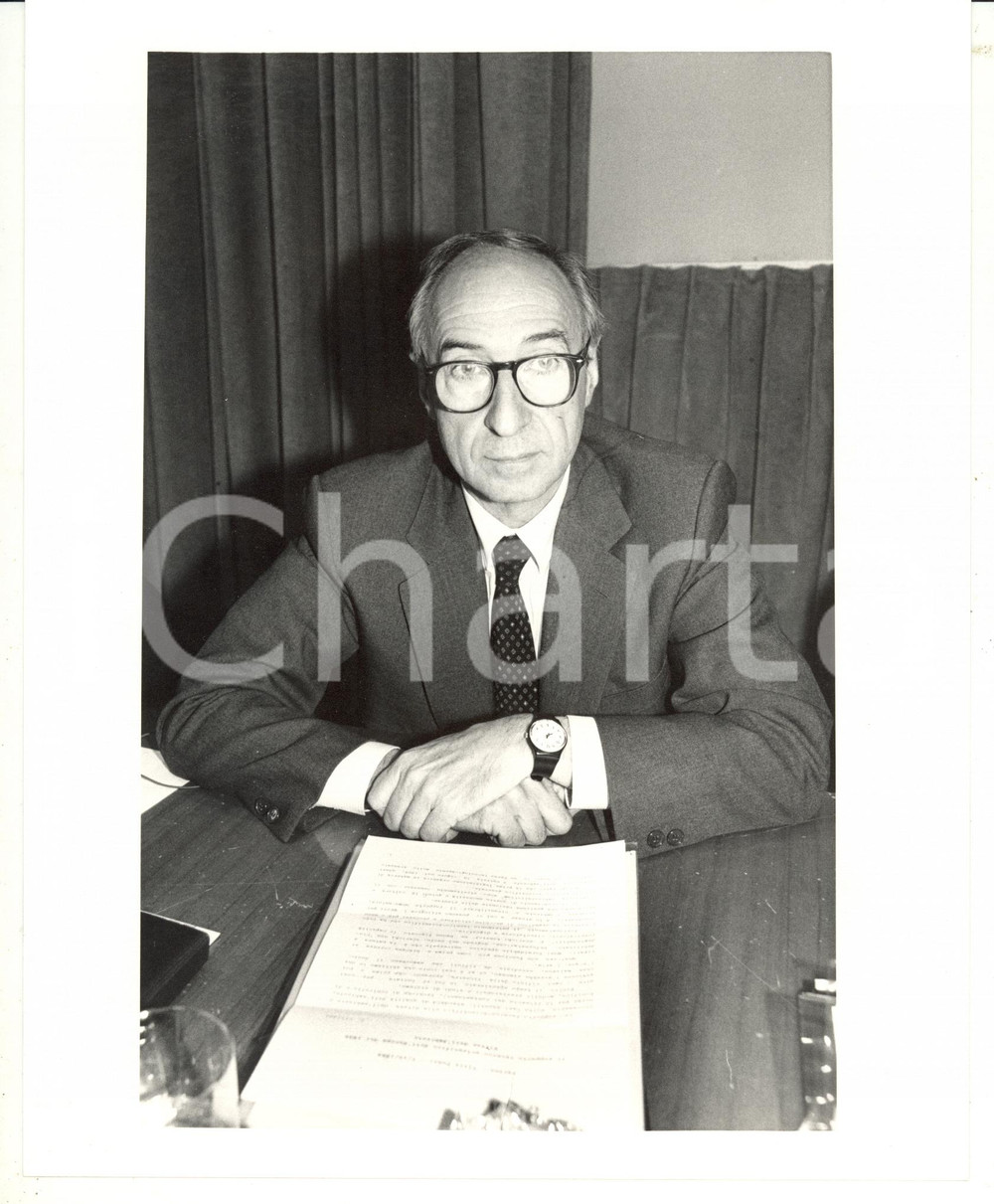 1985 ca TECNOMASIO ITALIANO BROWN BOVERI Ritratto Lorenzo LANZAVECCHIA *Foto
