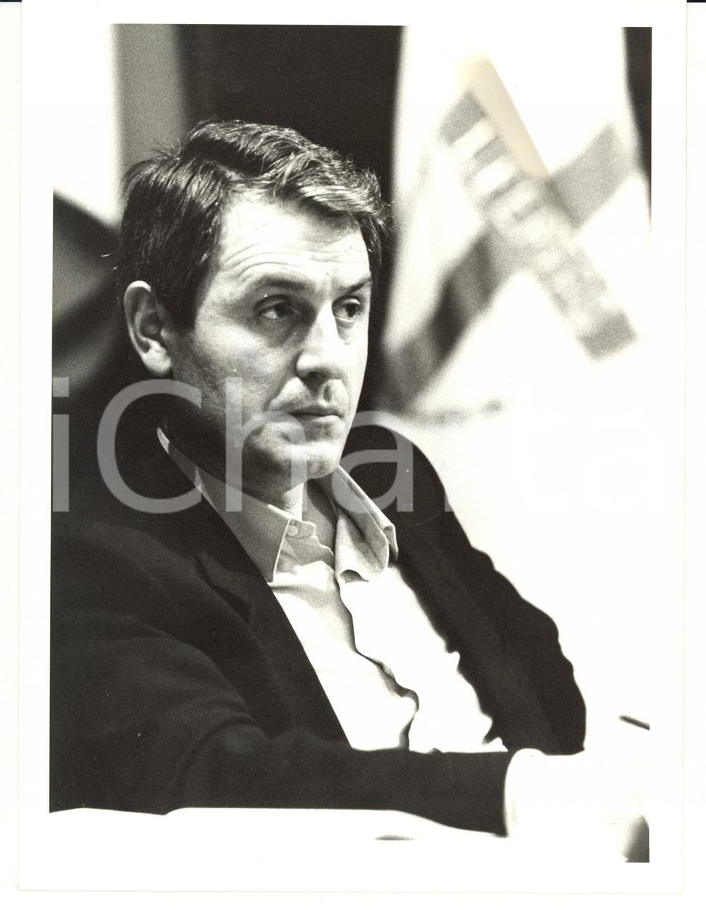 1985 ca DEMOCRAZIA CRISTIANA Segretario CISL Florindo FUMAGALLI *Foto 18x24 cm