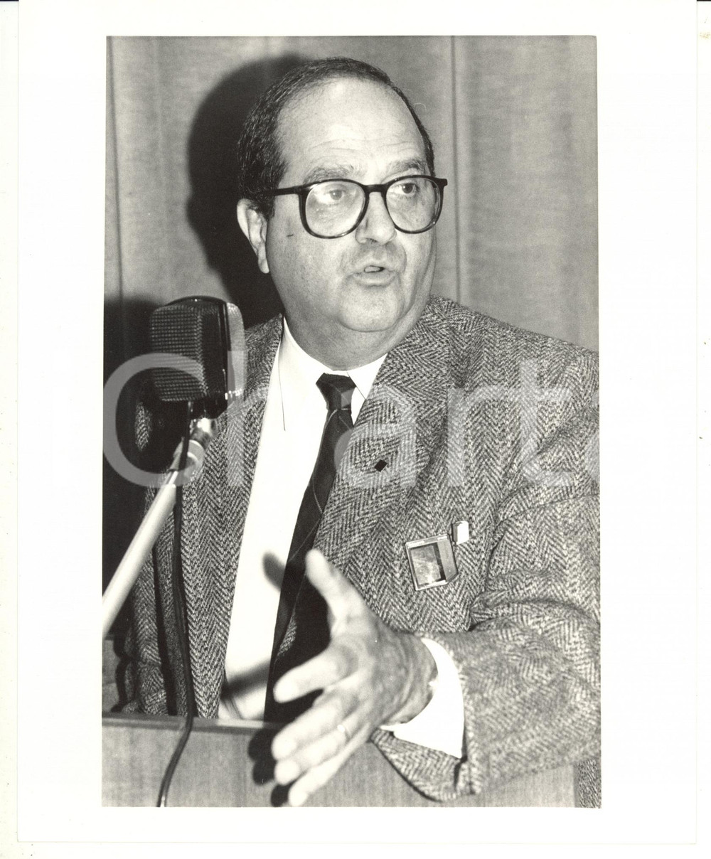 1985 ca CEE Ritratto di Paolo CASELLA direttore generale ricerche *Foto 20x25