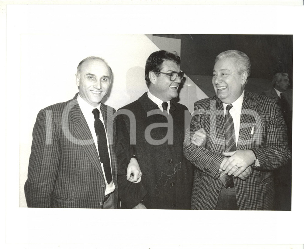 1985 ca DC Convegno con Domenico ROSATI - Calogero MANNINO - Giovanni BIANCHI