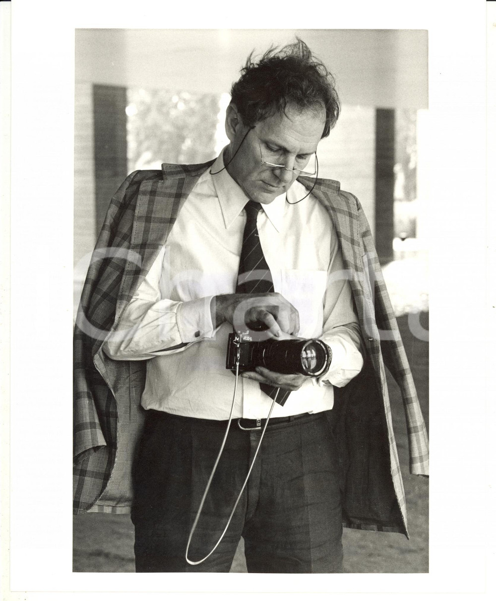 1987 CINEMA "Un amore di donna" - Il produttore Franco LEVATI sul set *Foto