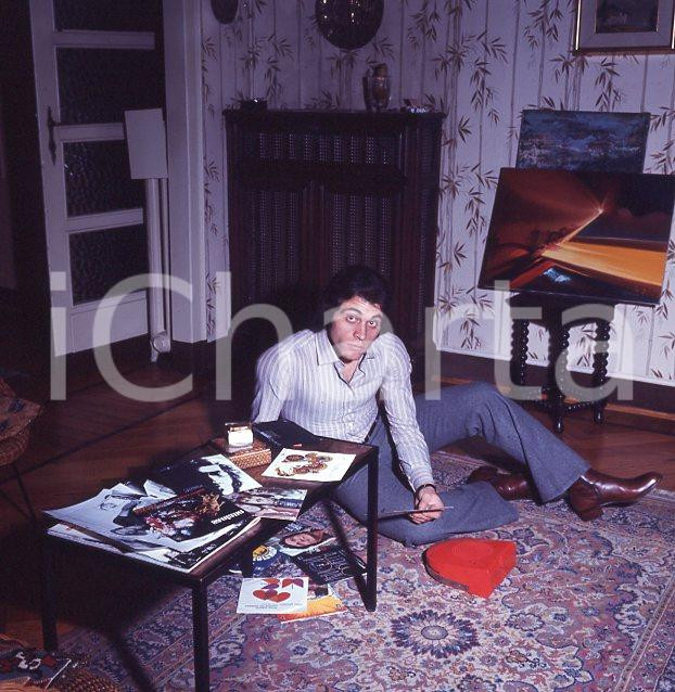 Fotografia d epoca originale 1975ca FRANCO CAUSIO   6X6cm DIAPOSITIVA ORIGINALE 1