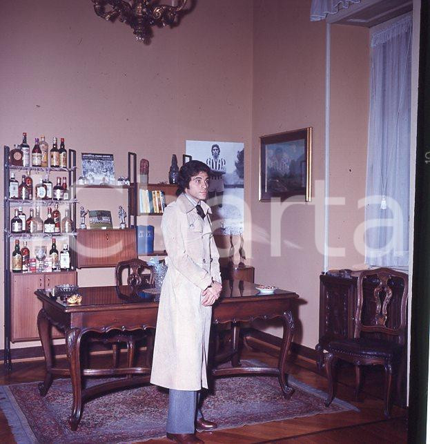 Fotografia d epoca originale 1975ca FRANCO CAUSIO   6X6cm DIAPOSITIVA ORIGINALE 1