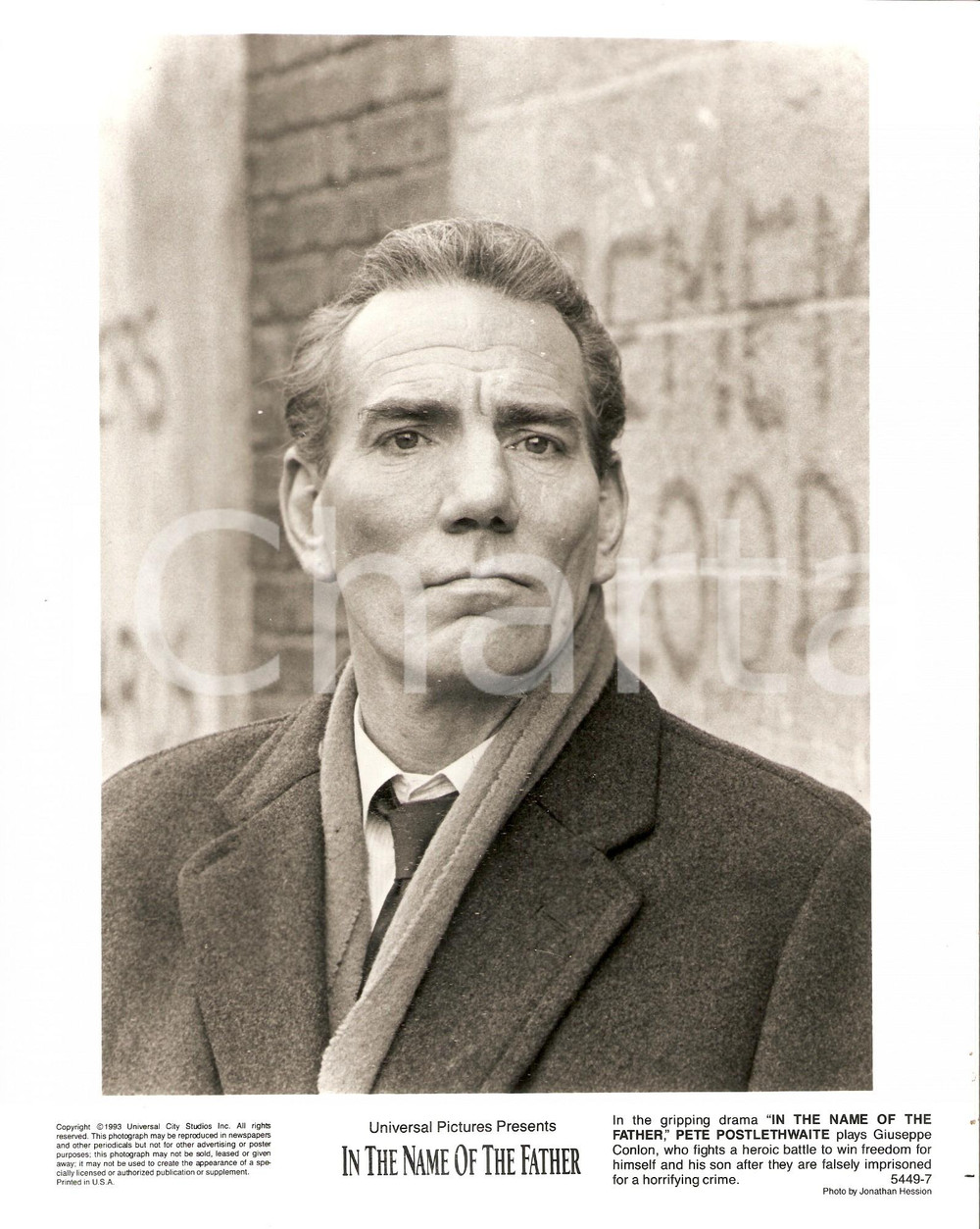 1993 IN THE NAME OF FATHER  Pete POSTLETHWAITE in the role of Giuseppe CONLON