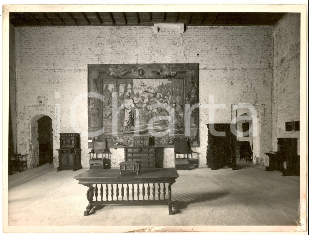 1955 ca MILANO Castello Sforzesco - Restauro BBPR - Sala 6 - Foto 24x18