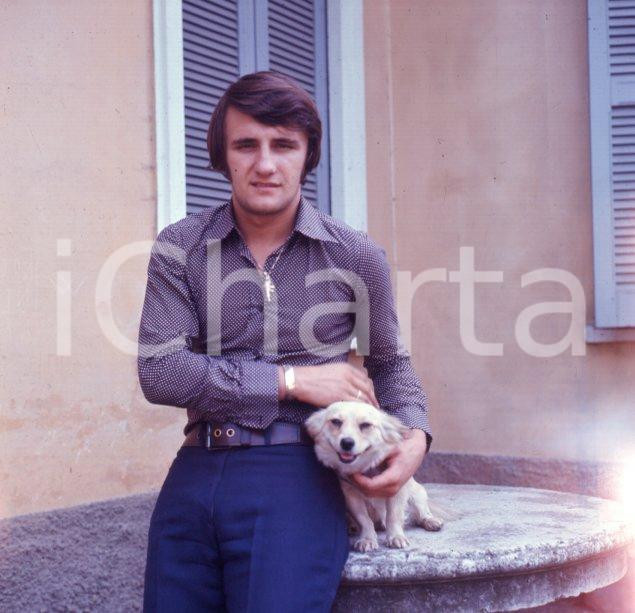 Fotografia d epoca originale 1970ca SERGIO MAGISTRELLI calciatore DIAPOSITIVA ORIGINALE 2 1