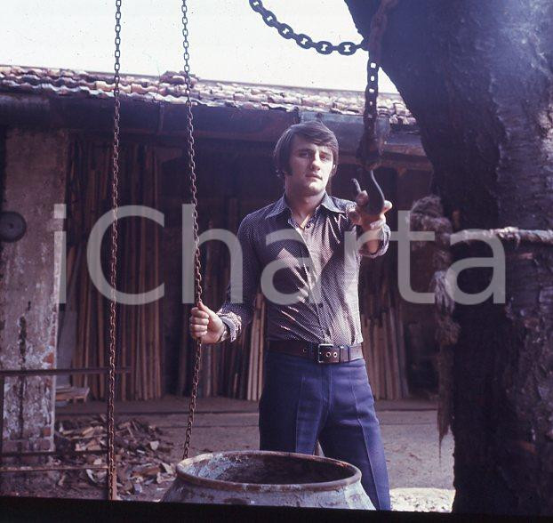 Fotografia d epoca originale 1970ca SERGIO MAGISTRELLI calciatore DIAPOSITIVA ORIGINALE 8 1