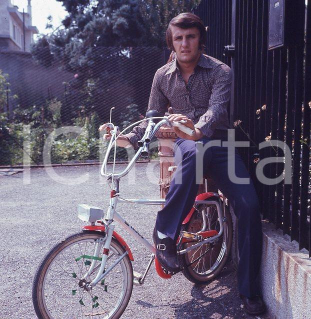 Fotografia d epoca originale 1970ca SERGIO MAGISTRELLI calciatore DIAPOSITIVA ORIGINALE 9 1