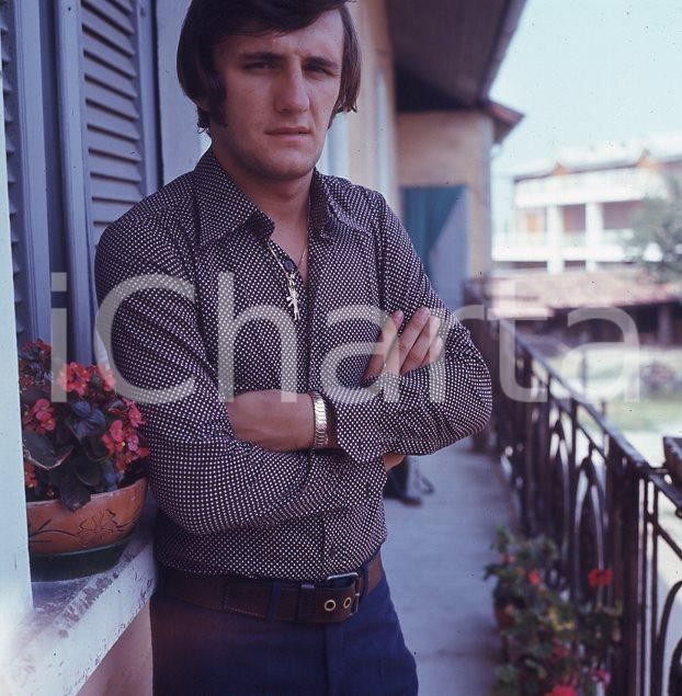 Fotografia d epoca originale 1970ca SERGIO MAGISTRELLI calciatore DIAPOSITIVA ORIGINALE 10 1