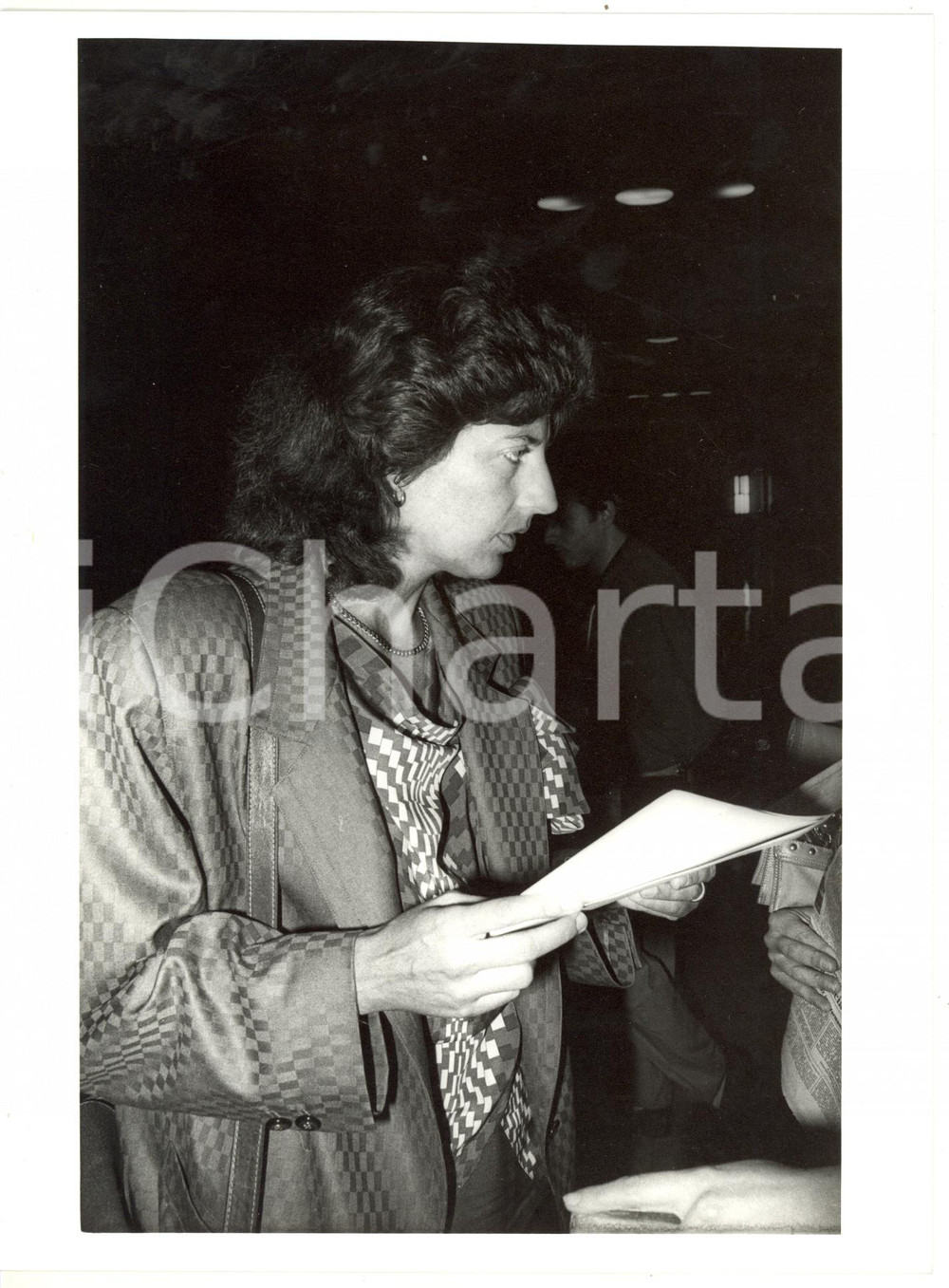 1990 ca MILANO Ritratto di Cristina DE ANGELI FRUA *Fotografia 18x24 cm