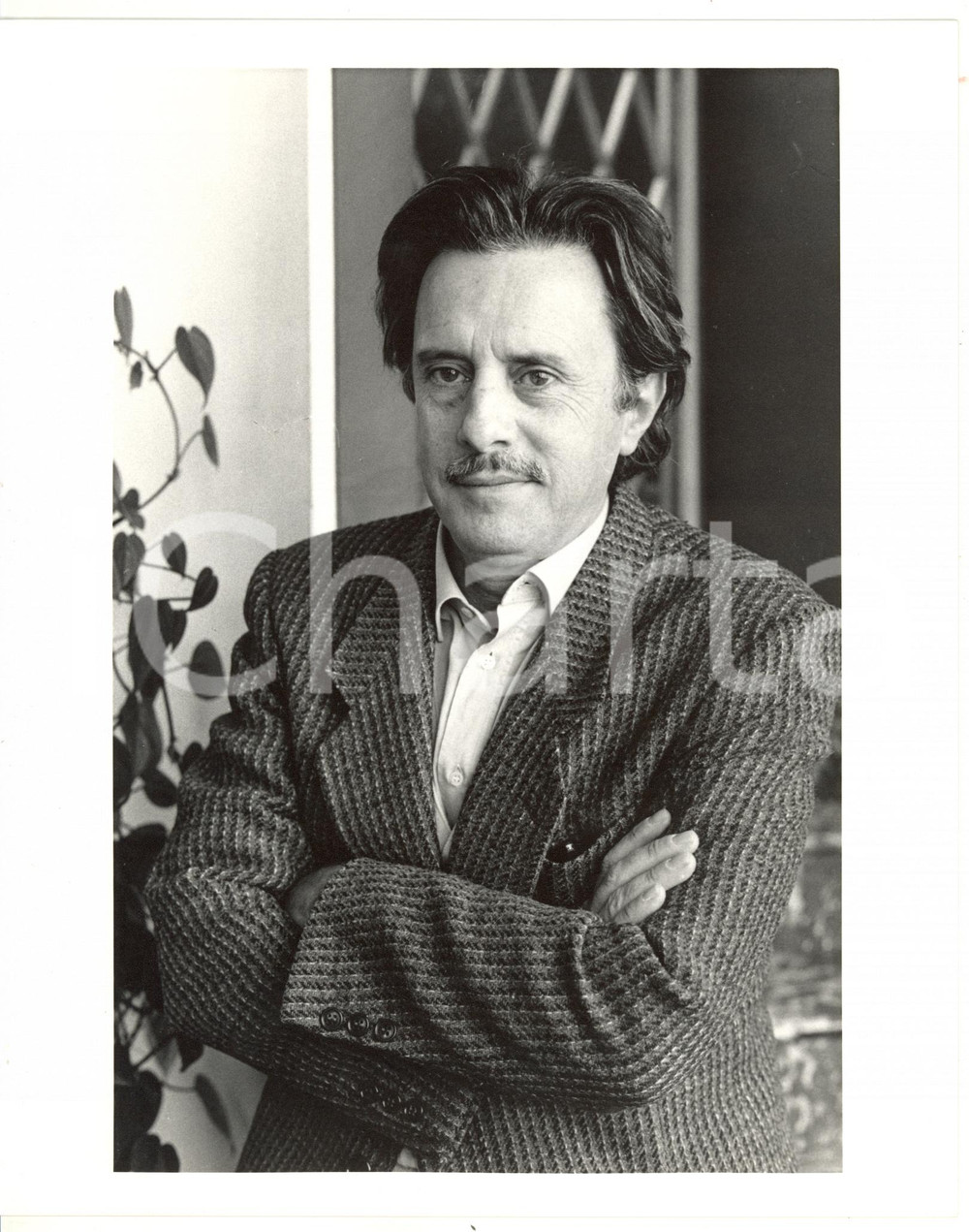 1990 ca ROMA Ritratto dell'attore Massimo DE FRANCOVICH - Foto 20x25