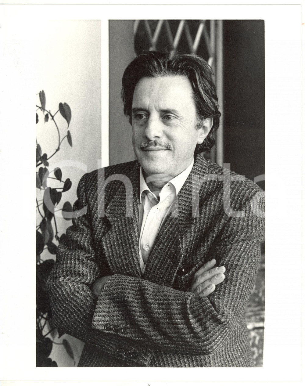 1990 ca ROMA Ritratto dell'attore Massimo DE FRANCOVICH *Fotografia 20x25