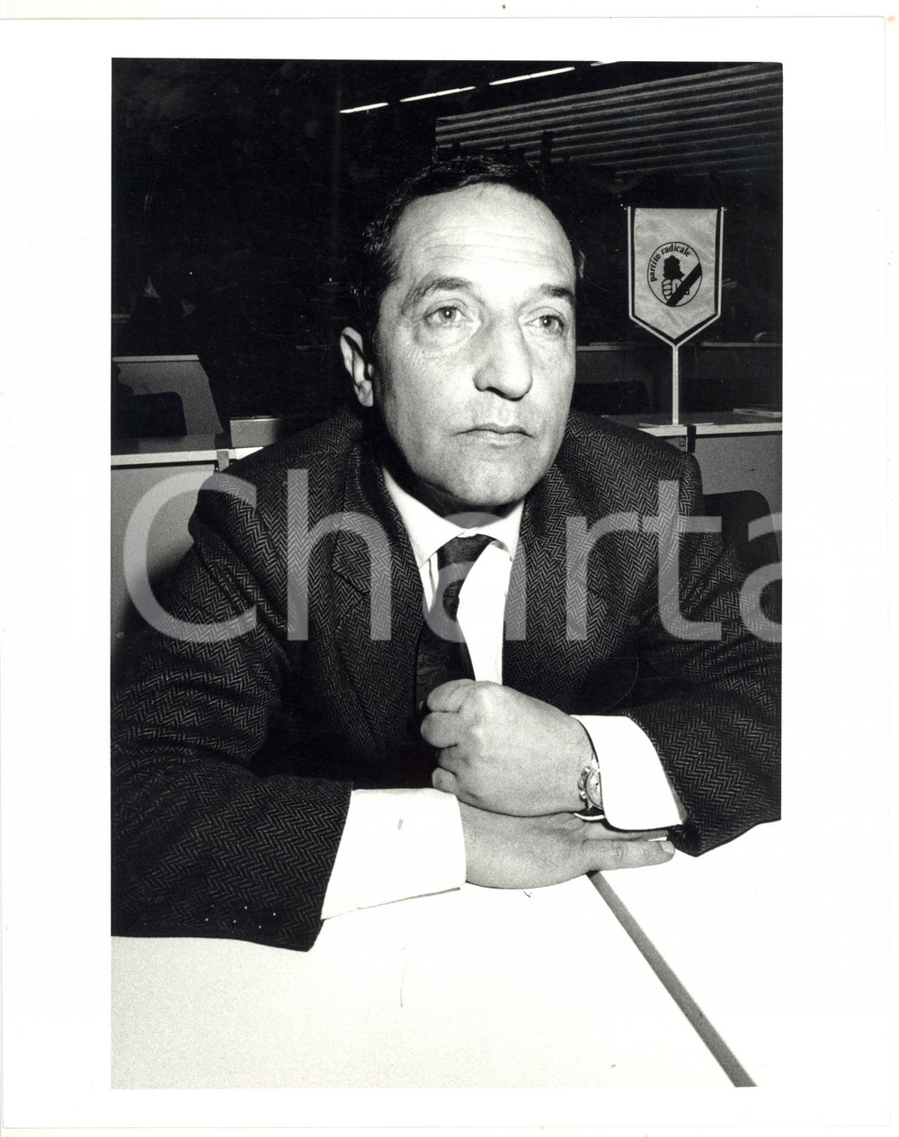 1990 ca ROMA Ritratto di Alessandro FONTANA *Fotografia 20x25 cm