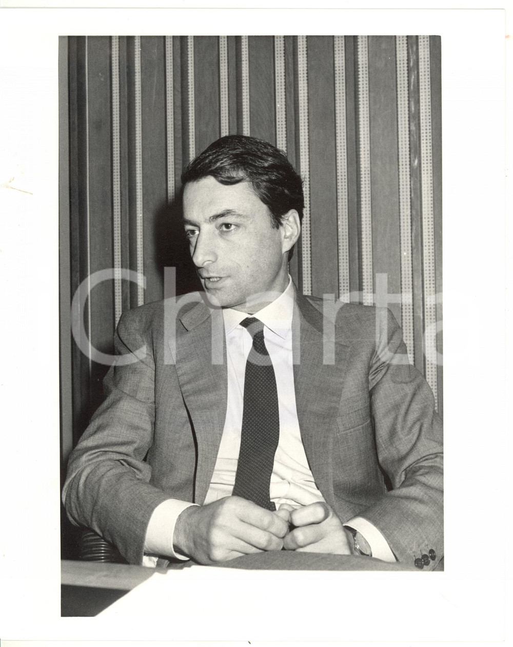 1990 ca ROMA Mario DRAGHI direttore esecutivo BANCA MONDIALE *Foto 20x25 cm